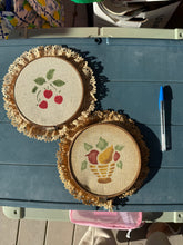 Load image into Gallery viewer, Fruit emborderied decor
