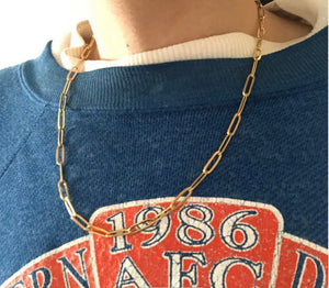 The Paperclip Chain Necklace