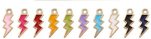 The Enamel Lighting Bolt Charm