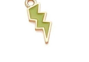 The Enamel Lighting Bolt Charm