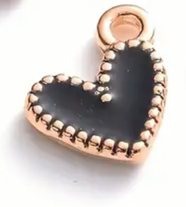 The Enamel Heart Charm