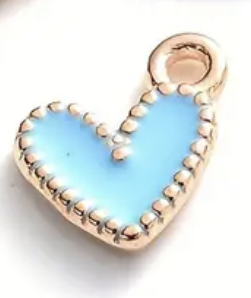 The Enamel Heart Charm