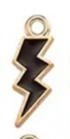 The Enamel Lighting Bolt Charm