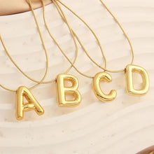 Load image into Gallery viewer, The Bubble Letter Necklace
